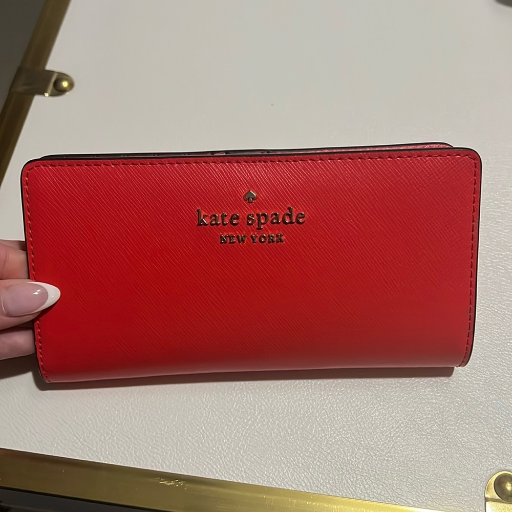 Red Kate Spade wallet